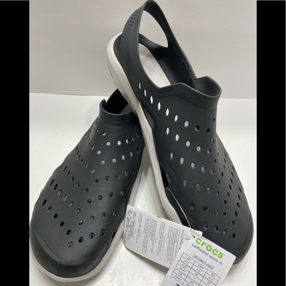 NEW Crocs Swiftwatee Wave Men’s Clogs Sandals - Picture 8 of 8